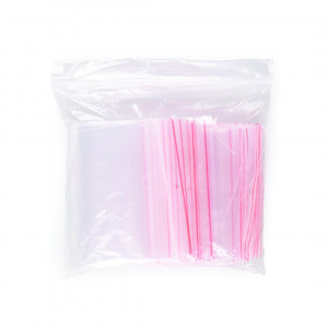 Pungi plastic cu fermoar pentru sigilare, 100x150mm, 40mic. 100buc/set, Office Products-transparente