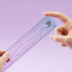 Riglă flexibila color Deli Twist me, 20 cm5