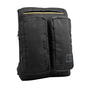 Rucsac CATERPILLAR Code - Quest Commuter, material 420D hexagonal, 2 buzunare exterioare - negru - Img 1