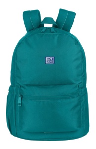 Rucsac Oxford B-You, 1 compartiment, 29 x 42 x 17 cm, capacitate 18 l, compartiment laptop, buzunar ascuns cu fermoar dublu pentru dreptaci / stangaci, buzunare / separatoare interioare, buzunare laterale, breloc chei, poliester reciclat, culoare turcoaz