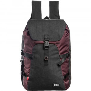 Rucsac ZIPIT Metro Premium - visiniu cu negru - Img 1