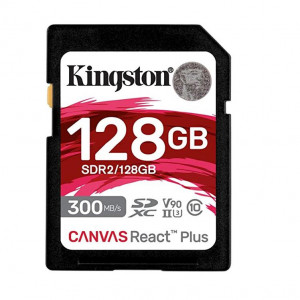 SD Card Kingston, 128GB, Canvas React Plus, SDHC Card - Img 1