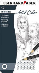 Set artă 12 creioane grafit Eberhard faber
