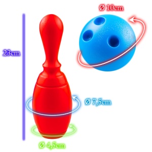Set Bowling, 6 piese + minge și suport2