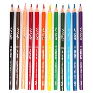 Set creioane colorate plastic Deli Colorun, 12 culori3