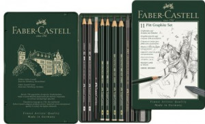 Set creioane grafit Faber-Castell Pitt Monochrome, 11 buc 2