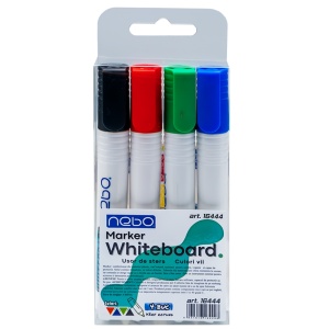 Set markere whiteboard NEBO, 4 culori/set3