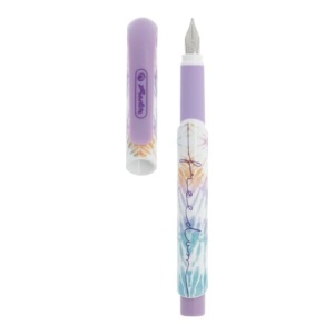 Stilou ergonomic peniță M, 3 patroane incluse, motiv New Batik Freedom, blister2