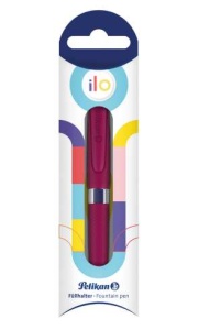 Stilou Pelikan Ilo, peniță M, roșu, blister