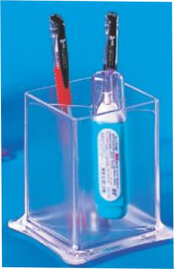 Suport plastic pentru instrumente de scris, 71 x 100 mm