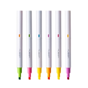 Textmarker 2 capete Nusign Deli, culori asortate