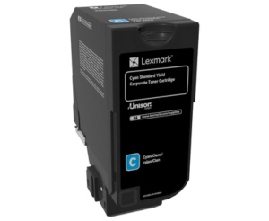 Toner Lexmark 74C2SCE cyan, 7k ,compatibil cu CX725de, CX725dhe ,CX725dthe, CS725de, CS720de, CS720dte, - Img 2