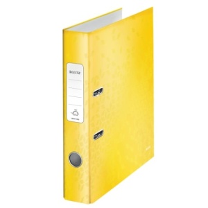 Biblioraft LEITZ 180 WOW, carton laminat, partial reciclat, FSC, A4, 52 mm4