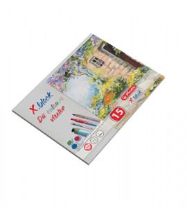 BLOC DESEN X.BLOCK A3 15 FILE, 300 GRAME/MP, COPERTA POLICROMIE