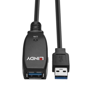 Cablu Lindy 15m USB 3.0 Active Extension - Img 9