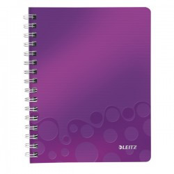 Caiet de birou cu spiră Leitz Wow, A5, matematică 2