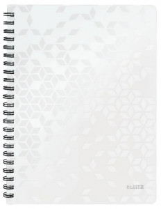 Caiet de birou Leitz WOW, PP, FSC, reciclabil, A4, 80 coli, cu spira, dictando - Img 4