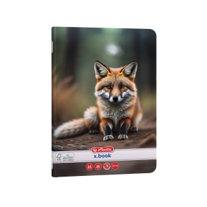 Caiet Herlitz Motiv Animals, A5, 48 file, hârtie 70 g/mp, velin 5
