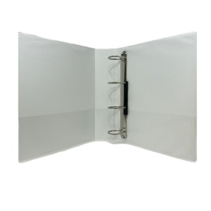 Caiet mecanic cu buzunar Optima A4 4 inele 50mm cotor 75mm PP – ideal pentru organizarea și prezentarea documentelor în format extins.