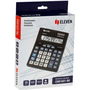 Calculator de birou Eleven CDB1601-BK, 16 digits6