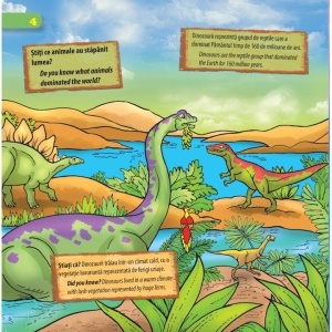 Carte de povești - 60 întrebări și răspunsuri despre Dino RO-EN2