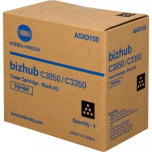 Cartuș toner Minolta Bizhub C 3351, Bizhub C 3851FS, Bizhub C 3851 TNP49 TNP49K A95W150 1 cartridge, Simitri HD-Toner, yield approx. 13K / 5% Black Original