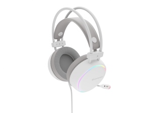 Casti cu fir Genesis Neon 613 G2 alb - Img 1