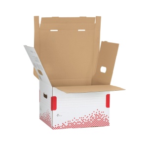 Container arhivare cu capac integrat Esselte Speedbox M, carton ondulat4