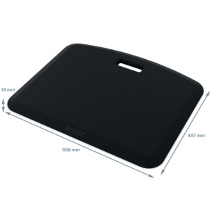 Covoraș ergonomic pentru picioare Leitz Cosy, anti-oboseală, negru2