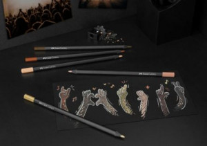 CREIOANE COLORATE 12 CULORI SKIN TONES BLACK EDITION FABER-CASTELL - Img 2
