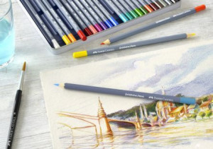 CREIOANE COLORATE AQUARELLE 24 CULORI GOLDFABER CUT. METAL FABER - Img 2