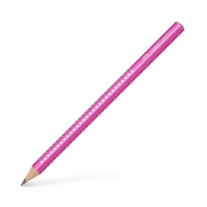 Creion grafit B Faber-castell Sparkle jumbo, pearl pink