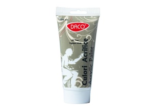 Culori acril Daco, 200 ml, alb titan