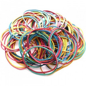 Elastice pentru bani Grand LEG, 50mm, pungă 100 grame