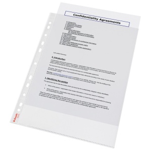 Filă protecție cristal standard Esselte, A4, 55 microni, 100 buc/set3