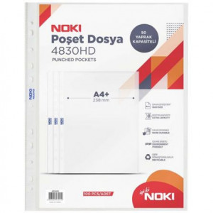 File protecție cristal Noki HD, 100 microni, 100 buc/set