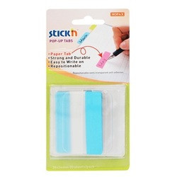 Film index autoadeziv cu tab din hartie, 38 x 50mm, 10 file/set, Stick"n Pop-up - Img 7