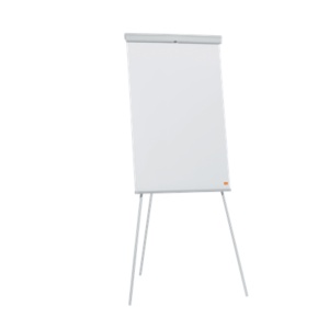 Flipchart NOBO Essentials, oțel lăcuit, trepied, magnetic, alb