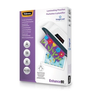 Folie laminat Fellowes, A4, 80 microni, 100 buc/top2