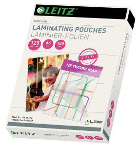 Folie Standard pentru laminare, A6 - 125 microni, 100 folii/cutie