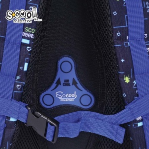 Ghiozdan anatomic GAMER - S-COOL, 39x33x18 cm - Img 8