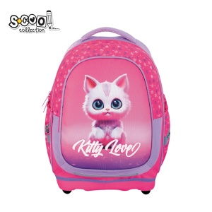 Ghiozdan anatomic KITTY LOVE - S-COOL, 39x33x18 cm