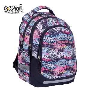 Ghiozdan anatomic light PATTERN - S-COOL, URBAN, 41x28x17 cm2