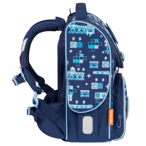 Ghiozdan neechipat Nature Quest Pro, dimensiune 35 x 31 x 19 cm, motiv Iceman Wonders, Go Ocean3