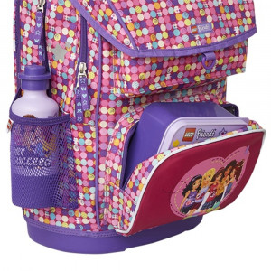 Ghiozdan școală Maxi + sac sport Lego Core Line - design Friends Confetti - Img 4