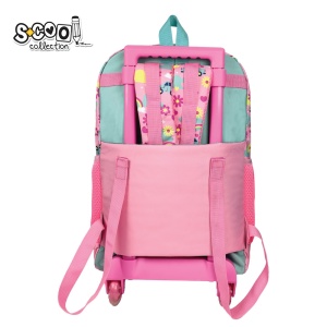 Ghiozdan Trolley HAPPY RAINBOW - S-COOL, 45x32x16.5 cm3