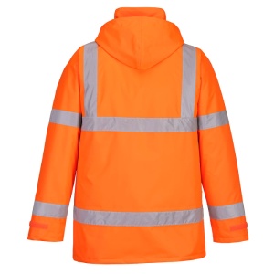 Jachetă reflectorizantă de iarnă impermeabilă Portwest ESSENTIAL Hi-Vis, 100% poliester, 190 gr/mp2