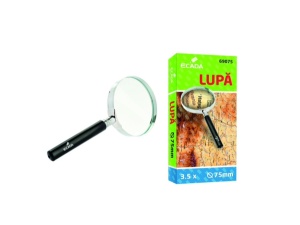Lupă Ecada, 75 mm