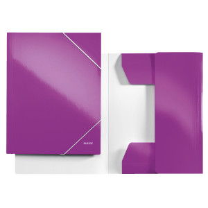 Mapa plastic cu elastic Leitz WOW A4 150 coli culori vibrante