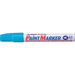 Marker cu vopsea Artline 400XF, corp metalic, vârf rotund 2.3mm 2